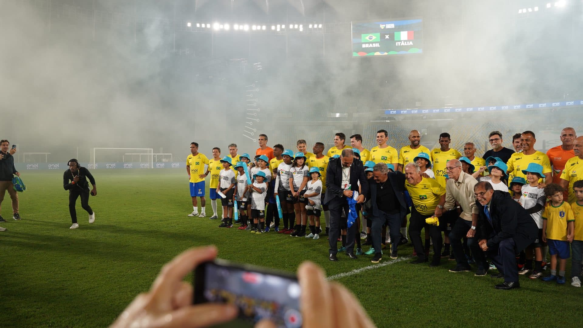 Cobertura de evento em estádio